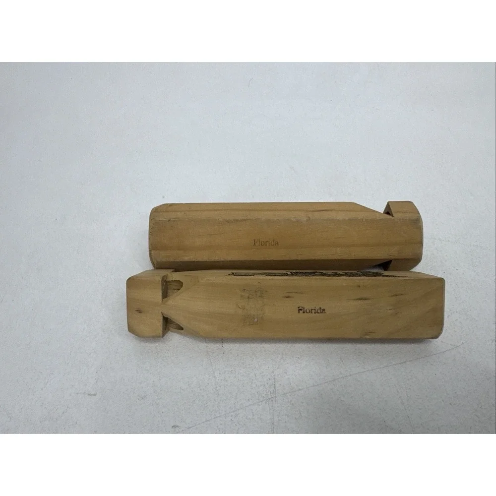 ~2~Wood Train Whistle - Authentic Train Sound Wooden Whistle